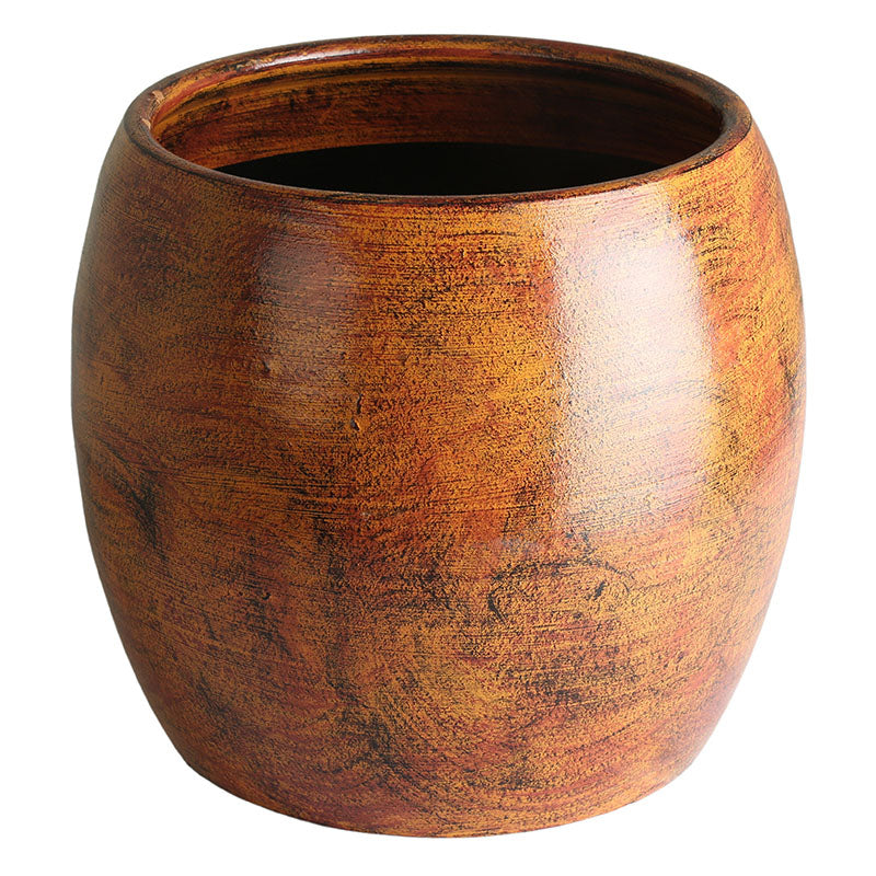 Smooth Greek Pot #4 Rust 48 x 37 cm