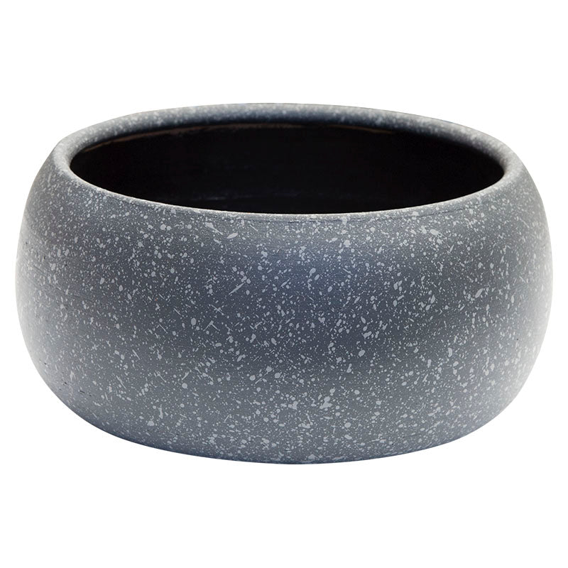 Matte dark gray plain donut #2 9 x 21 cm