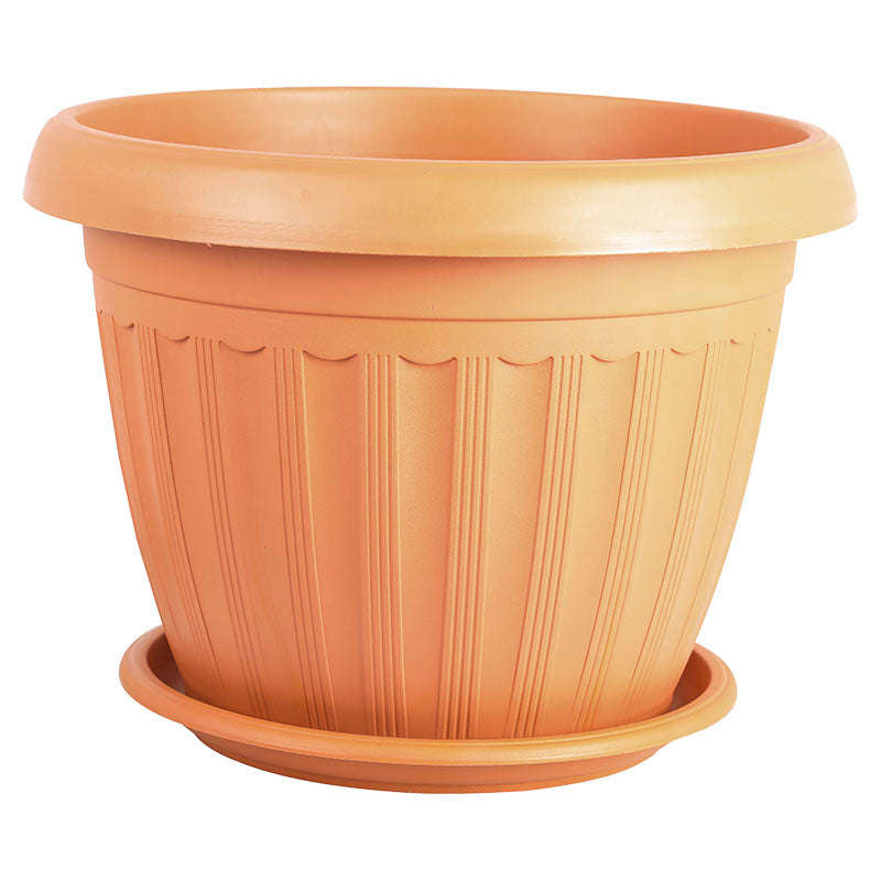 Maceta plástica amanecer terracota 36 x 26 cm