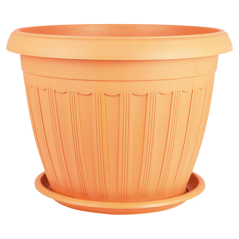 Plastic pot sunrise terracotta 48 x 35 cm