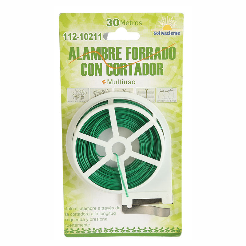 Sujetador para plantas con cortador