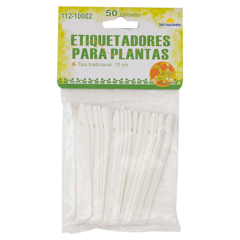 Etiquetador para plantas 10 cm 50 uds
