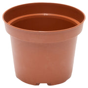 Terracotta plastic round pot 10 x 8 cm