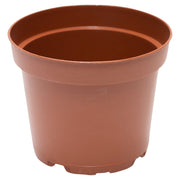 Terracotta round plastic pot 12 x 10 cm