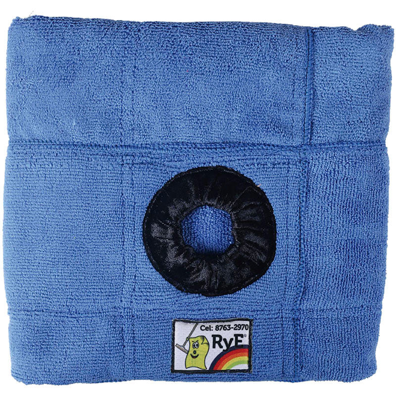 Yellow microfiber floor cleaning cloth