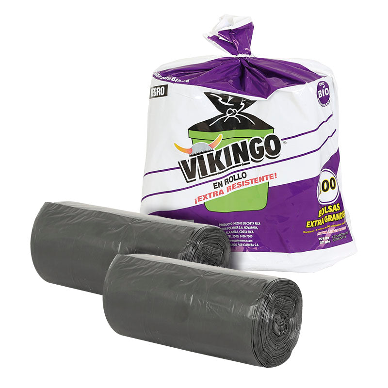 Extra large black trash bags 101 liters 100 ct