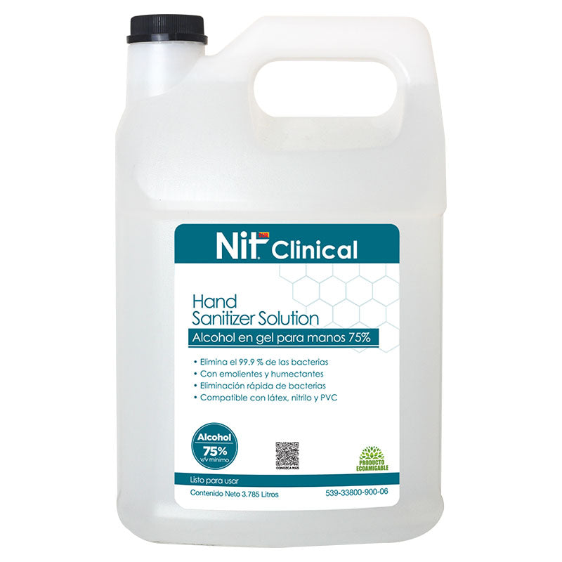 Alcohol en gel 1 gal (3,785 litros) Nit Clinical