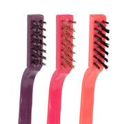 Set of 3 Novica heavy-duty cleaning brushes