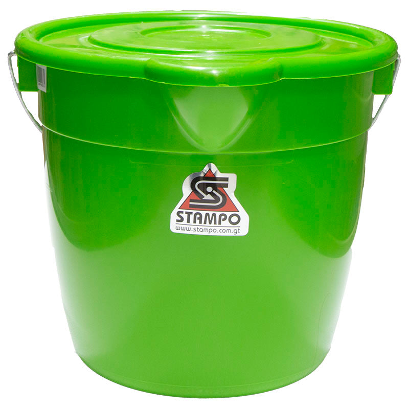 10-liter plastic bucket with lid