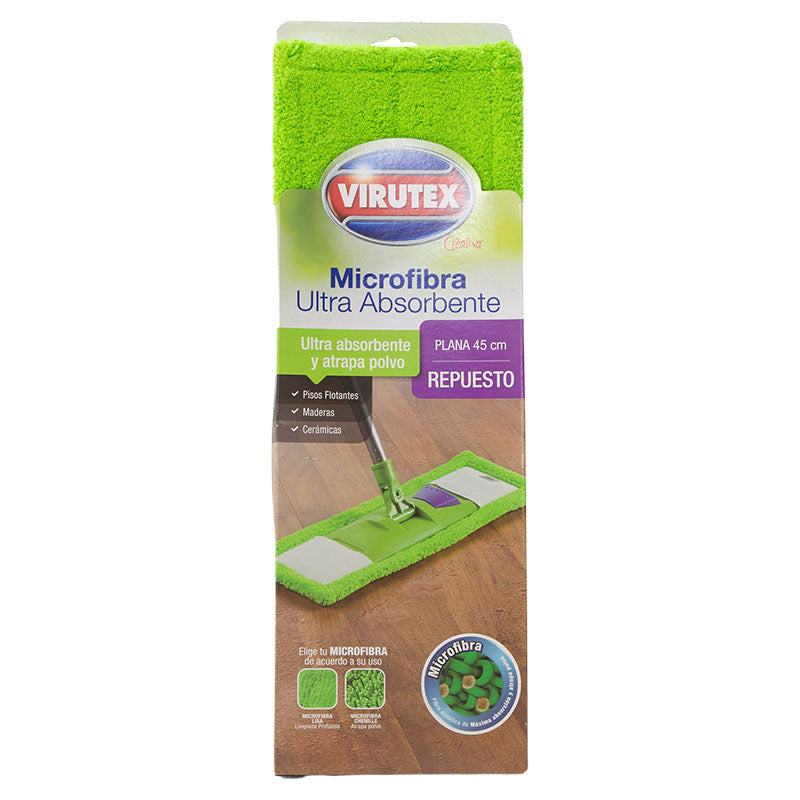 Repuesto para mopa de microfibra doble acción 45 cm