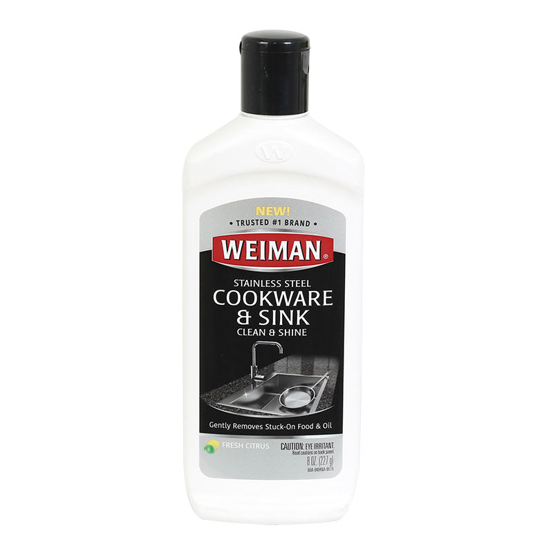 Weiman Stainless Steel Cleaner & Polish for Appliances & Sinks, 237 ml