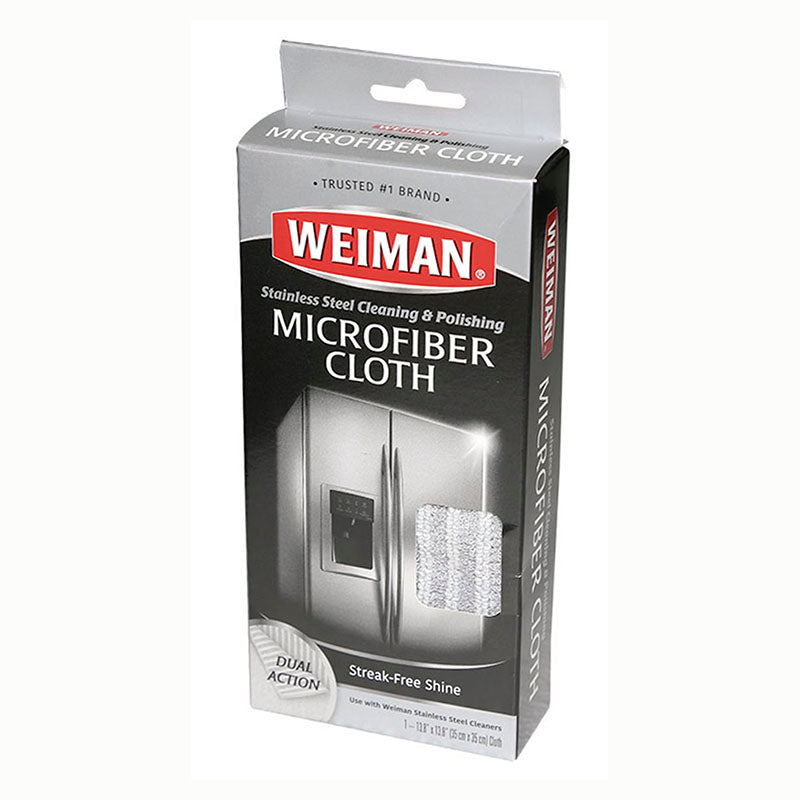 Weiman Stainless Steel Cleaning and Polishing Microfiber Cloth, 1-count