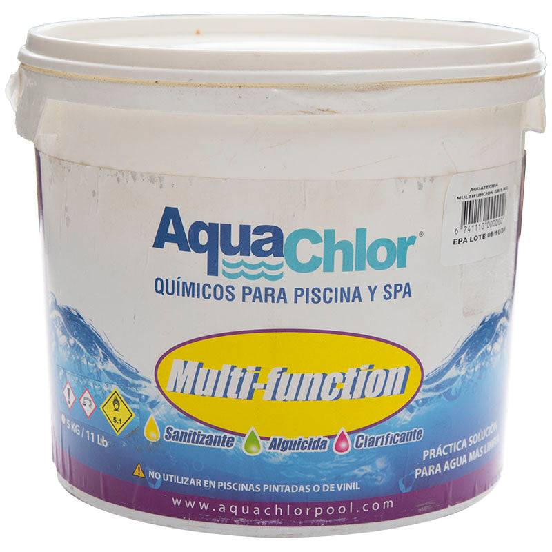 Multifunción para piscinas granulado 5 kg Aquachlor