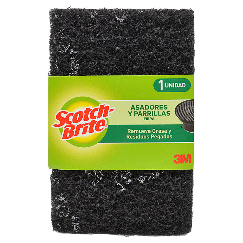 Black scrubber pad