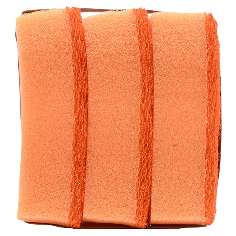 Scratch-free kitchen scourer set, 3 units, orange