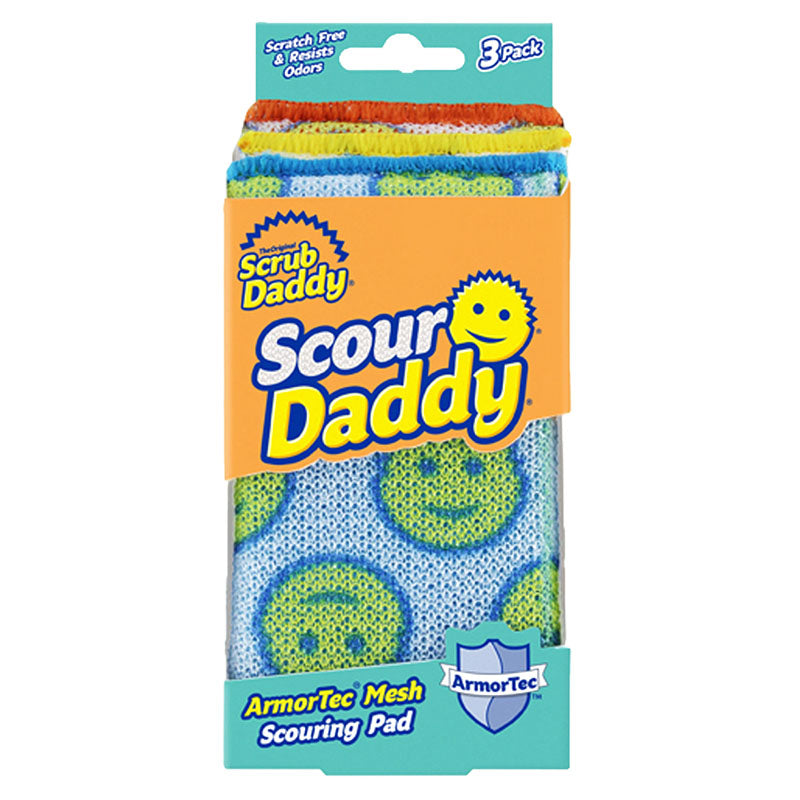 Scour Daddy Sponge Zero Scratch Set 3 Pieces Scrub Daddy