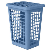 Cesta para ropa plástica rectangular 55 litros variedad de colores