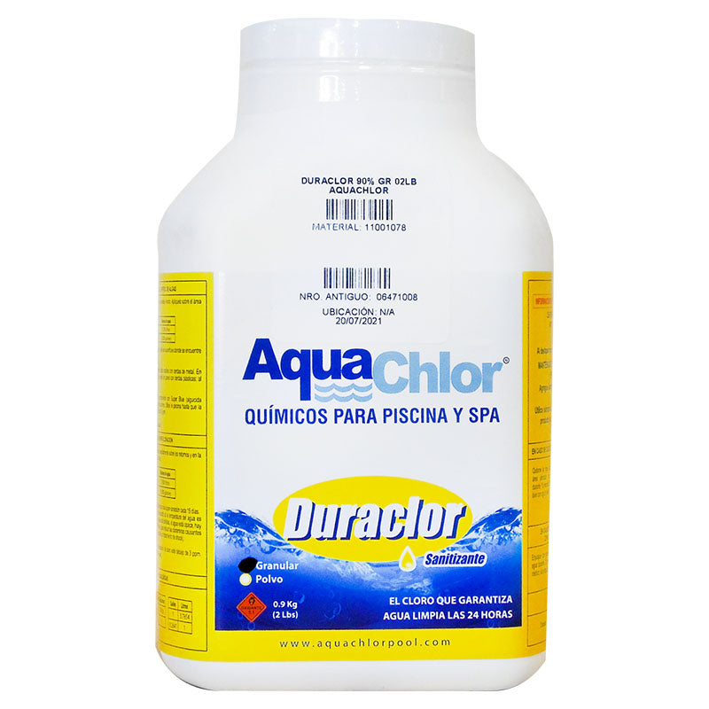 Duraclor 90% Granulated Pool Chlorine 2 lb (0.9 kg)