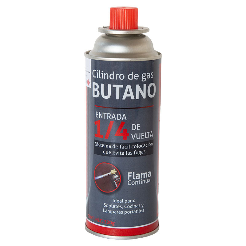 Cilindro de gas butano 220 g Redpower