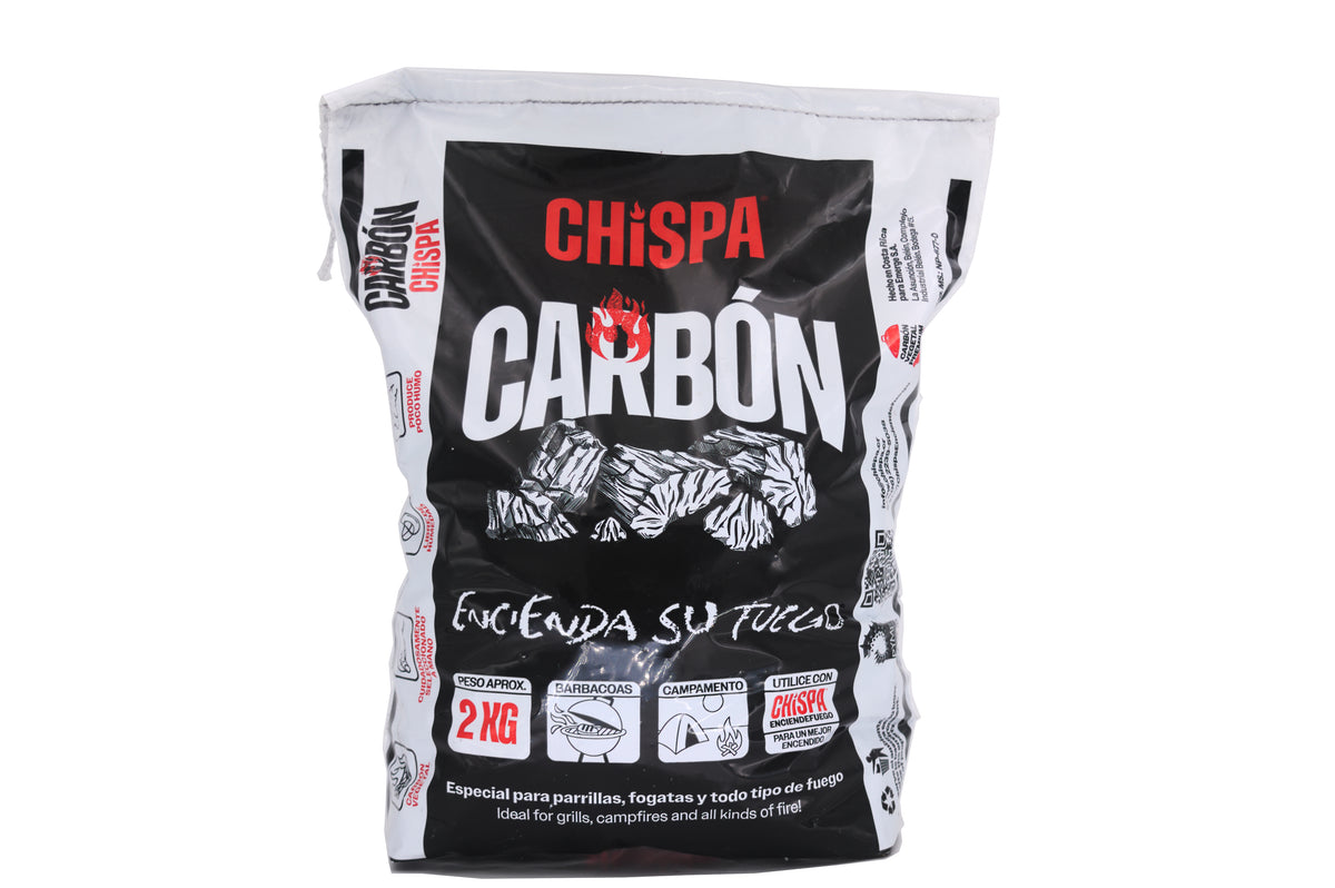Carbón 100% vegetal 2 kg