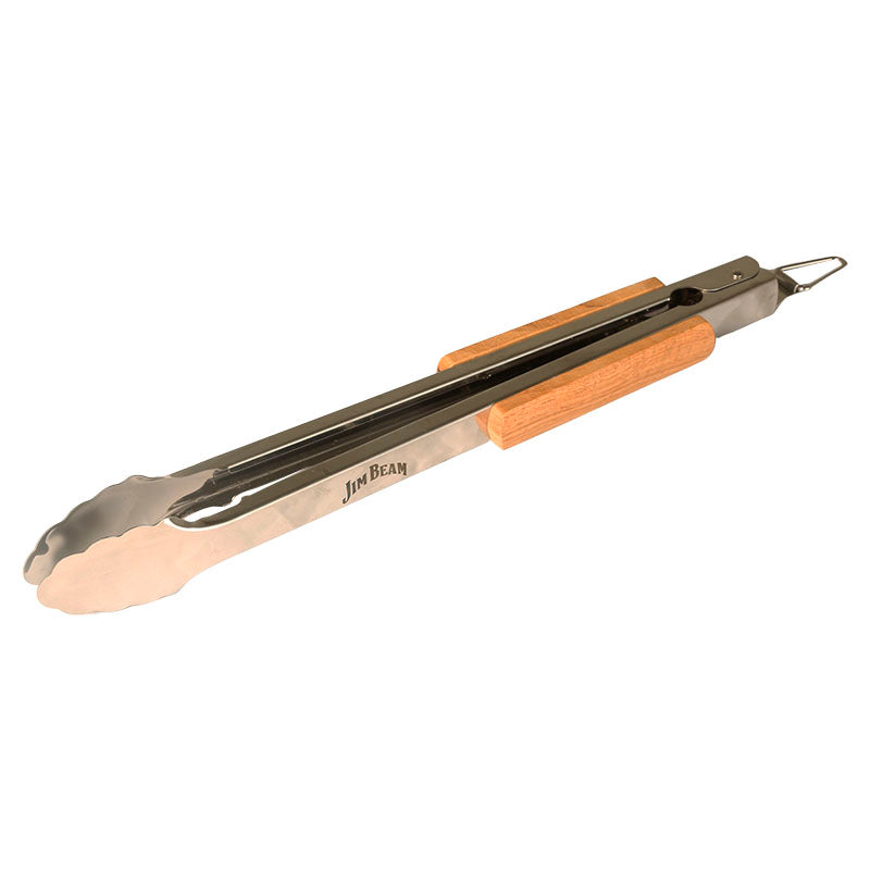 Jim Beam Stainless Steel BBQ Tongs
