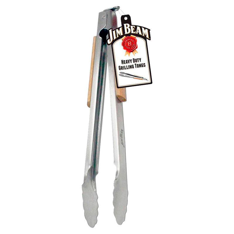 Jim Beam Stainless Steel BBQ Tongs