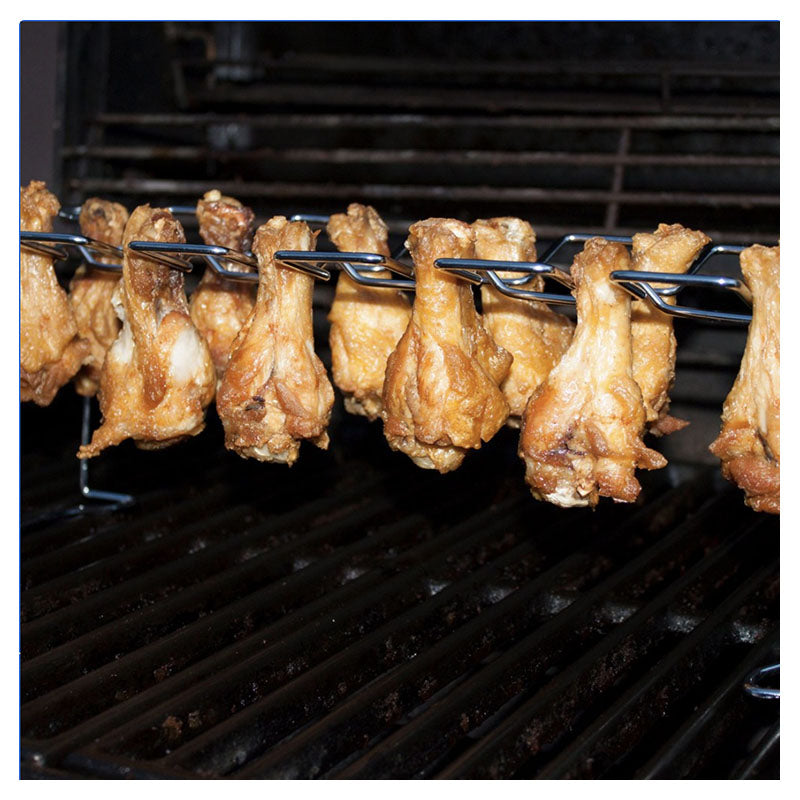 Jim Beam stainless steel wing rack