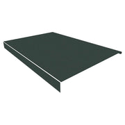 Retractable awning cover, gray, 3.95 x 2.5 m