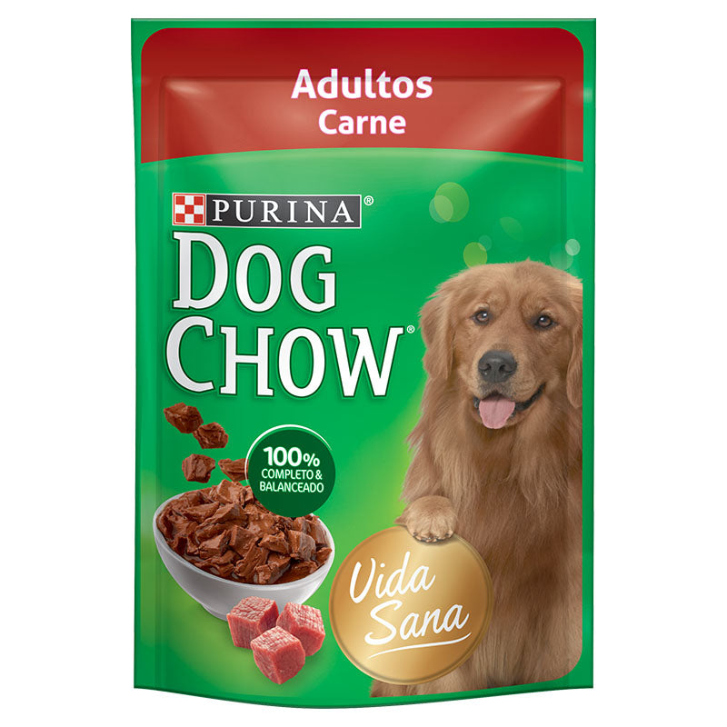 Dog chow pouch cena carne 100 g