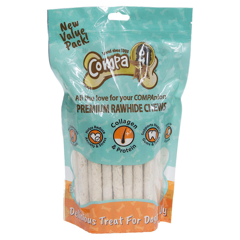 Carnaza stick para mascotas sabor natural Compa
