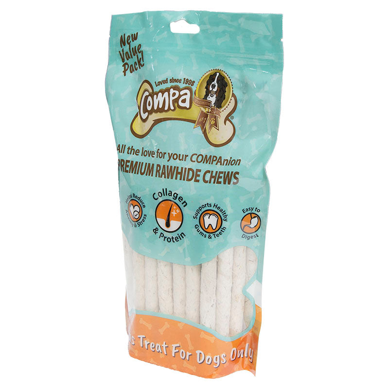 Carnaza stick para mascotas sabor natural Compa
