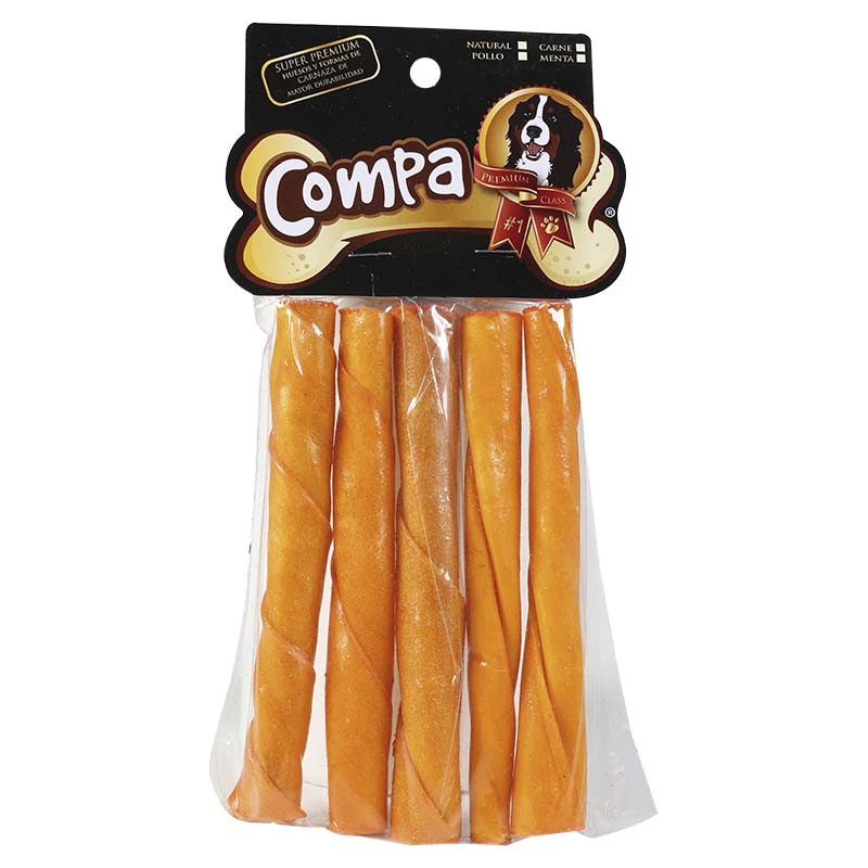 Twist de sabores mascotas 6" 5 uds