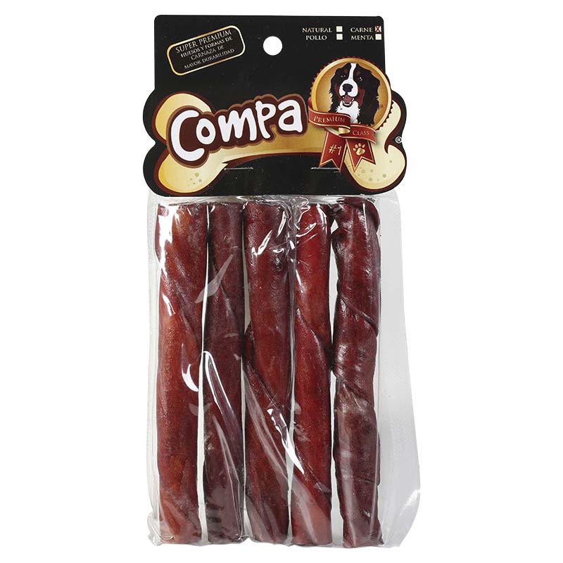 Twist de sabores mascotas 6" 5 uds