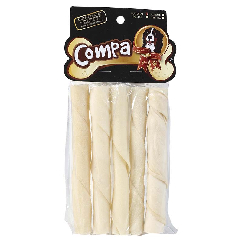 Twist de sabores mascotas 6" 5 uds
