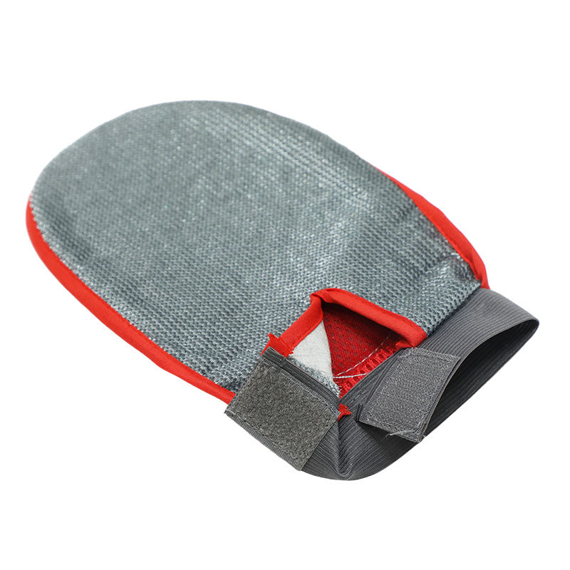 Pet hair remover and massager glove