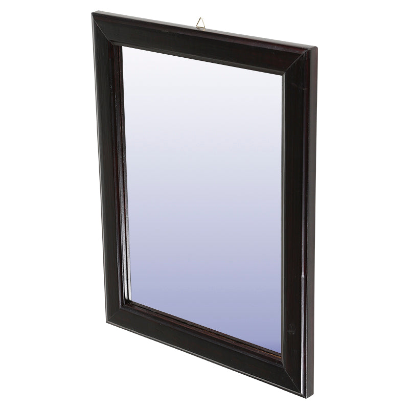 Espejo rectangular marco de madera 37 x 47 cm