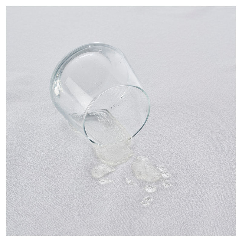 Funda de almohada standard poliéster 2 uds blanca lisa