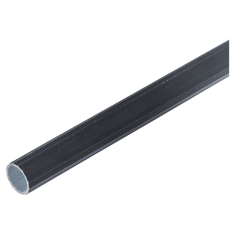 Tubo cortinero ranurado café 1/2" x 1,5 m