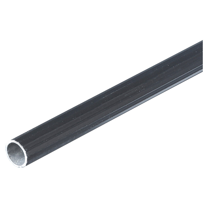 Tubo cortinero ranurado café 1/2" x 2,5 m