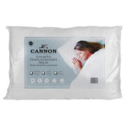 Set of 2 deluxe queen microfiber stripe pillows, siliconized fiber fill