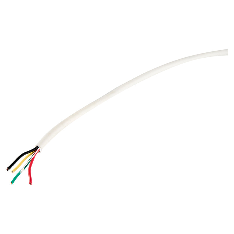 22 AWG 4-Conductor Stranded White IFLUX Doorbell Wire (Price per Meter)