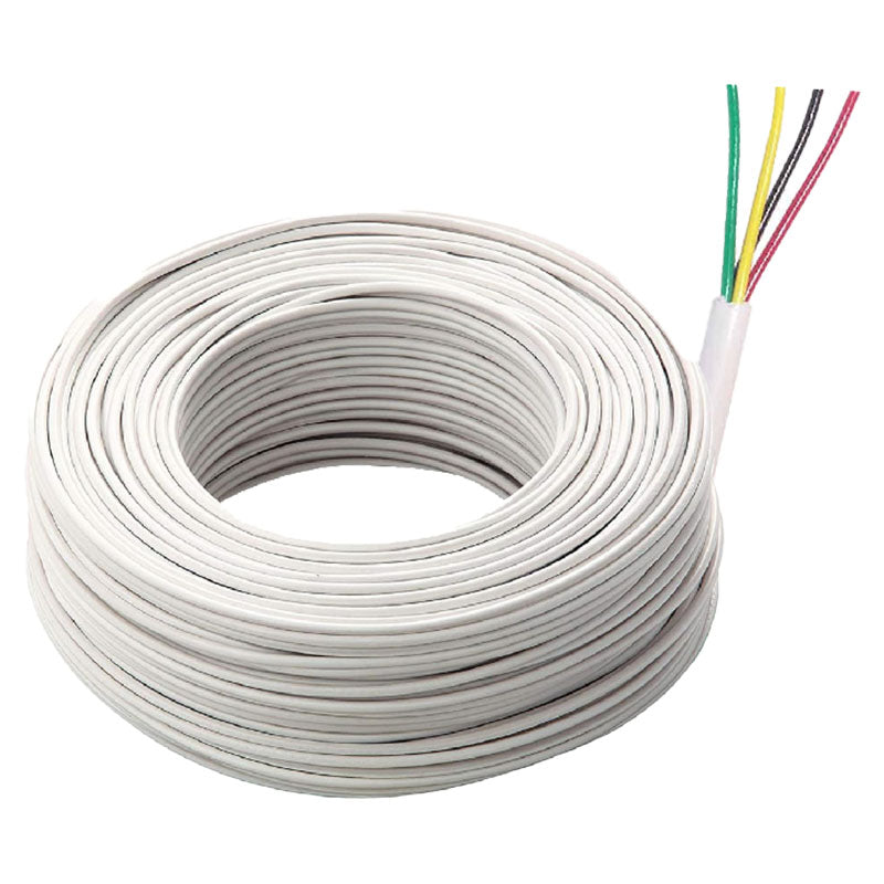 22 AWG 4-Conductor Stranded White IFLUX Doorbell Wire (Price per Meter)