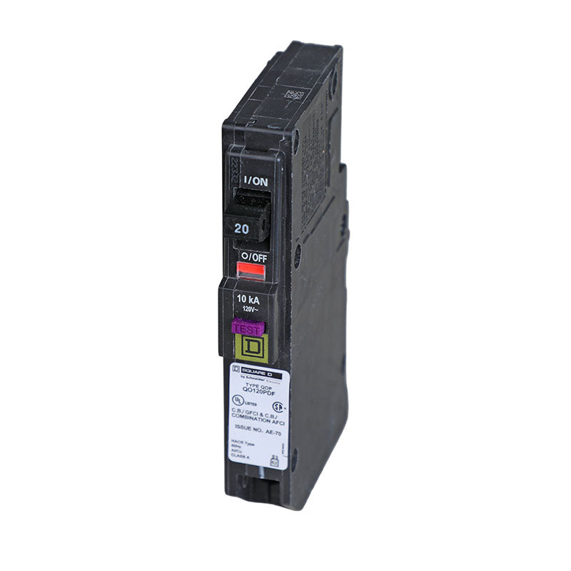 Breaker dual falla tierra /arco 1 x 20 A QO (DF) Square D
