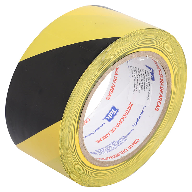 Cinta para demarcación amarillo-negro