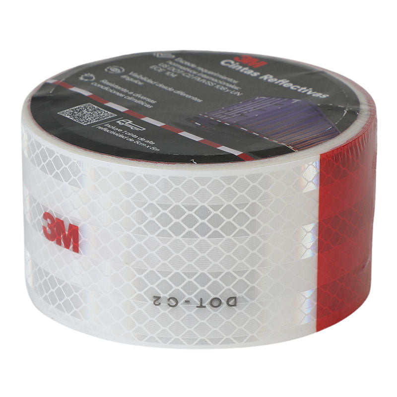 Cinta reflectiva 3M bicolor rollo 5 m x 5 cm