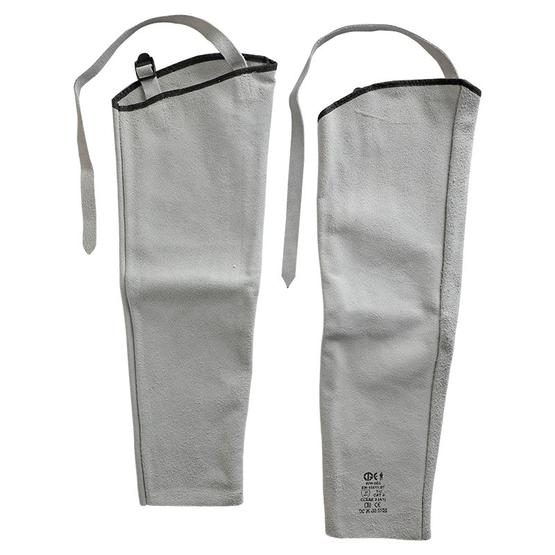 Welder's leather sleeves