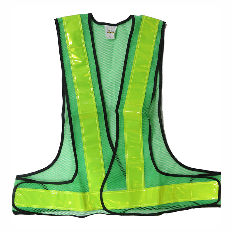 Lime Green Reflective Safety Vest