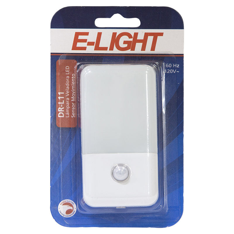 Lámpara veladora led con sensor de movimiento