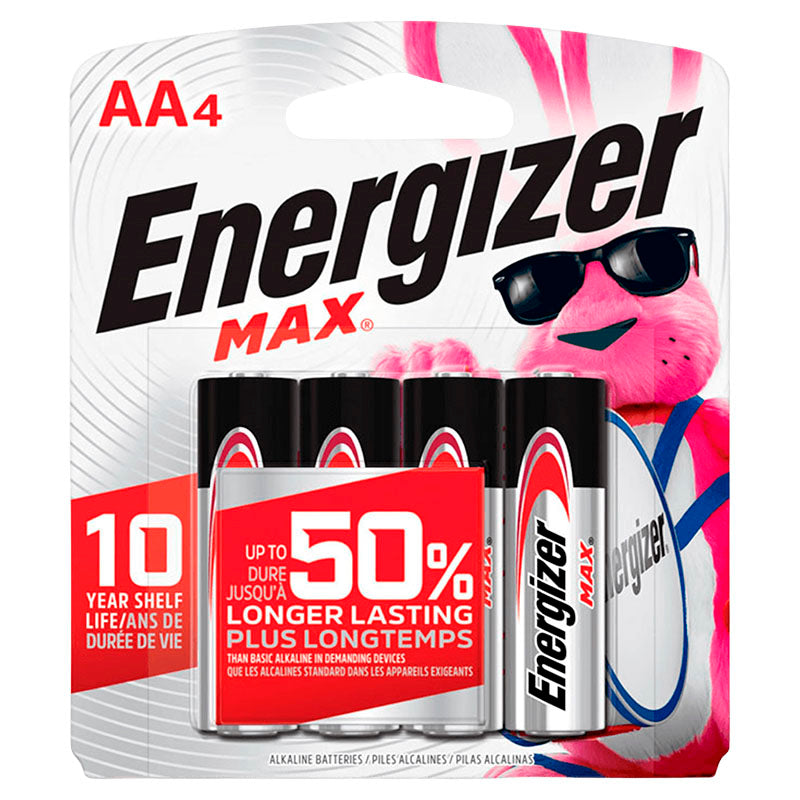 Batería alcalina AA 4 piezas Energizer