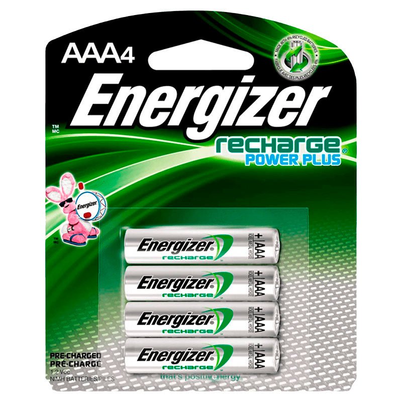Batería recargable AAA 4 uds